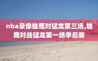nba录像雄鹿对猛龙第三场,雄鹿对战猛龙第一场季后赛
