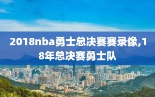 2018nba勇士总决赛赛录像,18年总决赛勇士队