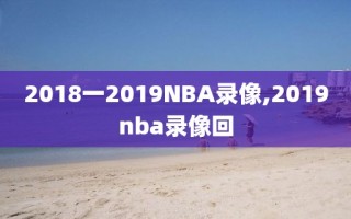 2018一2019NBA录像,2019nba录像回