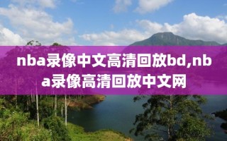nba录像中文高清回放bd,nba录像高清回放中文网