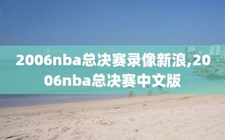 2006nba总决赛录像新浪,2006nba总决赛中文版