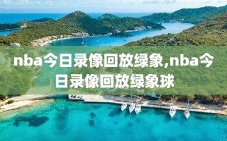 nba今日录像回放绿象,nba今日录像回放绿象球
